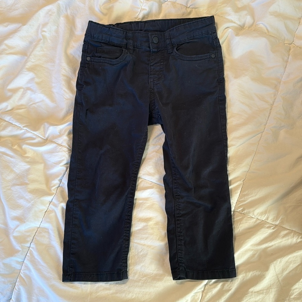 Mayoral Baby Navy twill pants slim fit Better Cotton